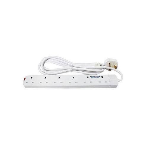 product_image_name-Power King-6 Way Quality Extension Socket with 3Meter Cable - Heavy Duty Surge Protected-4