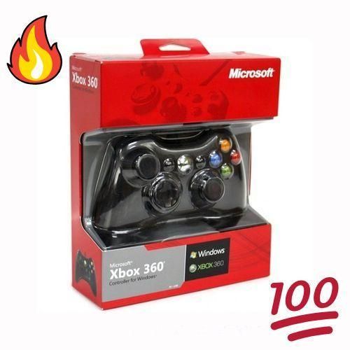 product_image_name-Microsoft-X Box 360 Controller Wired Xbox Wired PC Game Pad-1