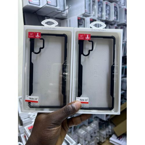 product_image_name-Generic-Xundo Airbag Shockproof Bumper Case for Samsung Note 10 Plus – Clear Acrylic Back + Soft TPU Frame-1