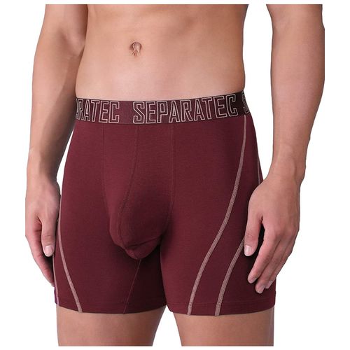 Fashion Separatec Men's Soft Bamboo Rayon Separate Pouch Underwear Long Leg  @ Best Price Online