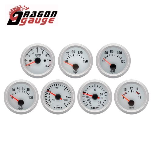 Generic Dragon Gauge 52mm Tachometer Voltmeter Boost Gauge @ Best