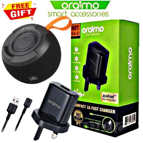 product_image_name-Oraimo-Type C Compact 2A Fast Charger // C15 Bluetooth Subwoofer -1