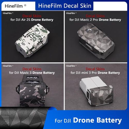 Wrap Skin Decal Stickers - Camo Black - - DJI Mini 3 Pro / DJI Mini 3