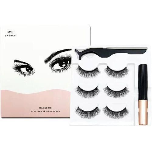 product_image_name-Generic-Magnetic Eyelashes Kit with Magnetic Eyeliner (3 Pairs)-1