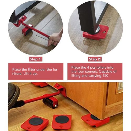 Generic 5 In 1 Heavy Furniture Roller Moving Tool,Furniture Mover