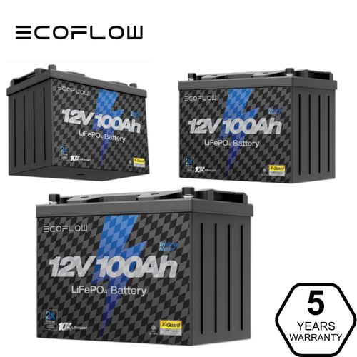 Ecoflow Lithium 12V 100Ah Deep Cycle LiFePO4 Battery. @