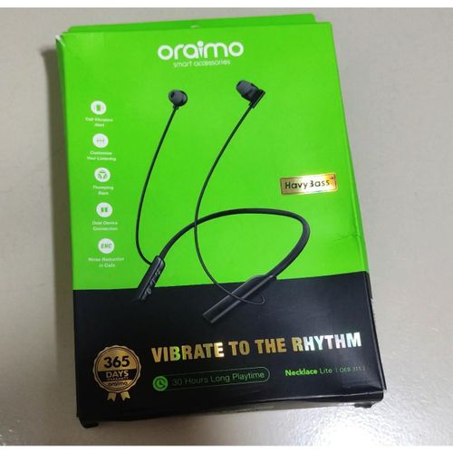 product_image_name-Oraimo-Necklace Lite Wireless Headphones with 30H Playtime, HavyBass™, ENC & Dual Device Connection.-3