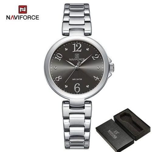 product_image_name-Naviforce- Stainless Steel Waterproof Ladies Wristwatch NF5031-1