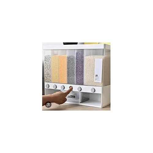 product_image_name-Generic-Partitioned Multifunctional cereal/rice dispenser 6 compartments-1