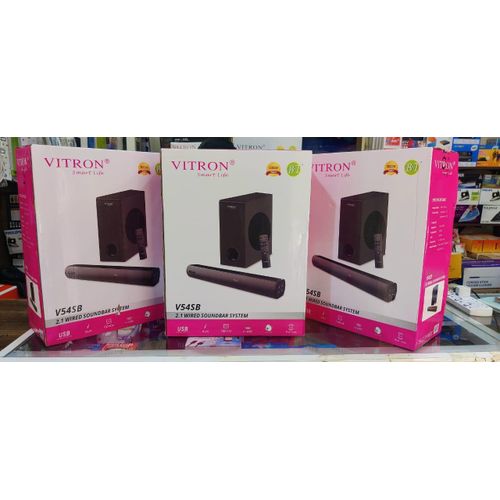 product_image_name-Vitron-V54SB 2.1 Wired Soundbar System – USB, AUX, Optical, H-ARC-1