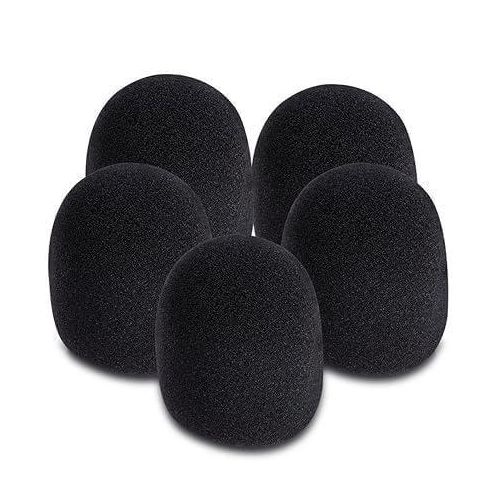 product_image_name-Bnk-Mic Cover/sponge for Handheld Microphone Windscreen (Black Pack of 4)-3