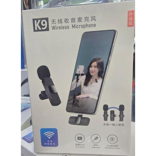 product_image_name-Generic-K9 Wireless Lavalier Microphone for Video Recording and Content Creation-3