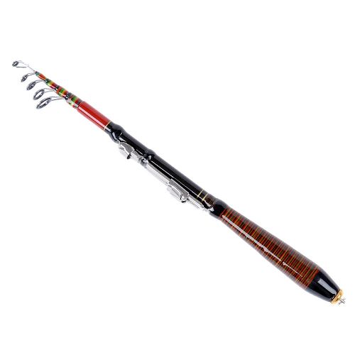 Generic 1.2M 3.94FT Telescopic Fishing Rod Travel Spinning Lure