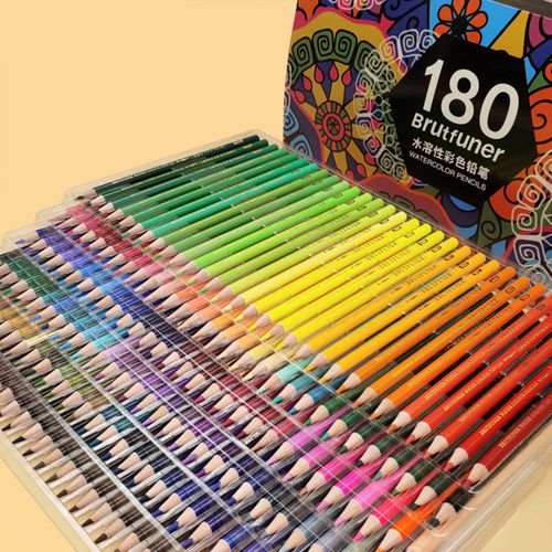 MIXFEER 48/72/120/150/180 Watercolor Pencils Set Pre-Sharpened