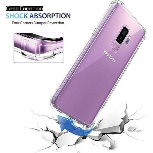 product_image_name-Generic-Non-Yellowing TransparentHard Back PC+TPU Cover Case for Samsung Galaxy S9 Plus-3