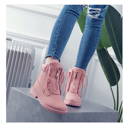 Prijs ik luister naar muziek Nationaal Fashion Ankle Boots For Ladies- Pink @ Best Price Online | Jumia Kenya