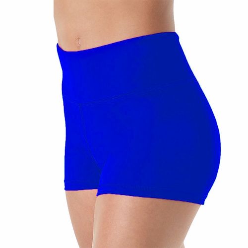 Women High Waisted Lycra Spandex Dance Shorts Girls Workout