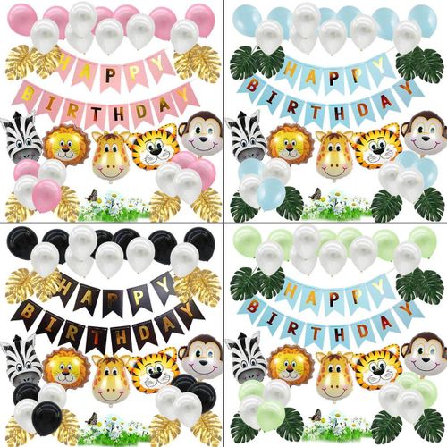 Jungle Safari Theme Birthday Party Supplies Tropical Balloon