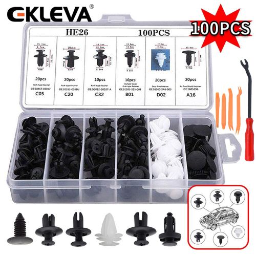  ZKFAR 8 PCS Rivet Tree Shape Rivets, Bumper Plug Clamps, Car  Hole Plastic Rivet Fasteners, Fixed Rivet A16, Used for Car Ceiling, Trunk,  Decorative Board Fixed (Black) : Automotive