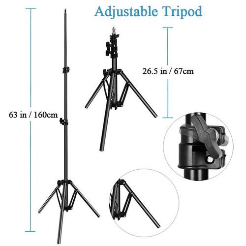 product_image_name-Fashion-Ring Light - 12" - USB + Carrybag + Tripod (upto 2M)-4