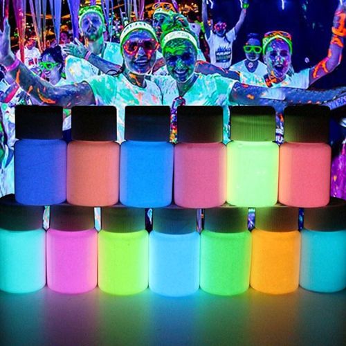 Black and Friday Deals 50% Off Clear Clearance under $10 20g Glow in the  Dark Acrylic Luminous Paint Bright Pigment Party Decoration DIY E 