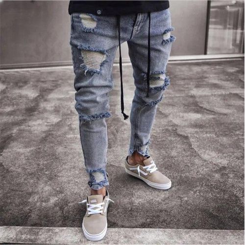 16 Jeans Men Jeans Stylish Ripped Jeans For Men Pants Skinny Slim