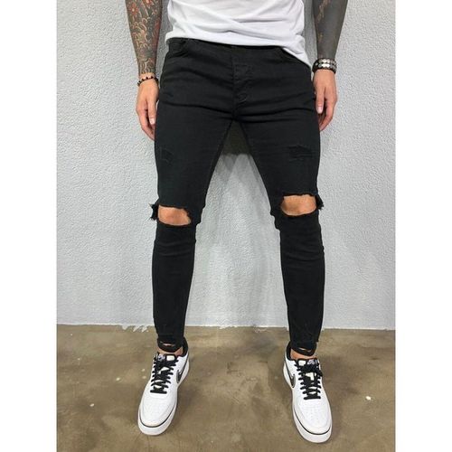 Fashion Men Jeans - Black Ripped/Ragged Jeans.. @ Best Price Online ...