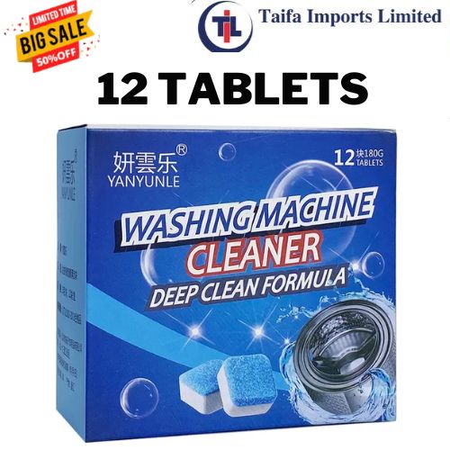 12pcs/box Washing Machine Cleaning Tablets Effective Water Tank