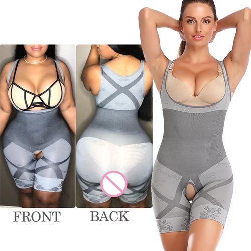 Fashion Full Body Slimming Bodysuit Waist Trainer Seamless Shapewear Women  Corrective Underwear Tummy Butt Corset Modeling Strap @ Best Price Online