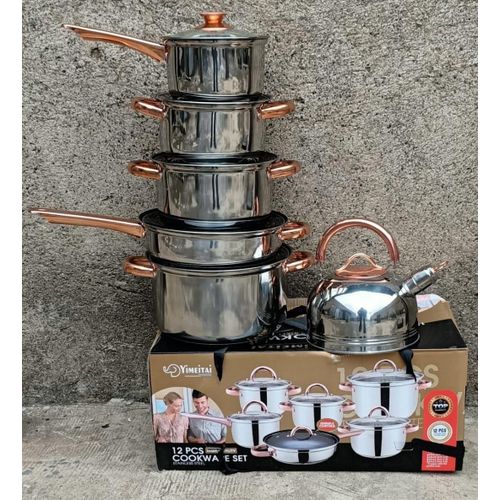 product_image_name-Generic-6-Piece Stainless Steel Cookware Set – Durable, Elegant, Copper Handle Design-4