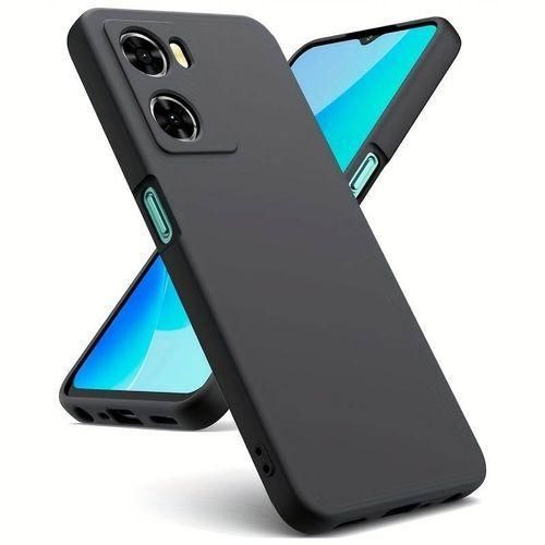 product_image_name-Generic-Oppo A57 Black Soft Silicone TPU Protective Phone Cover Case-1