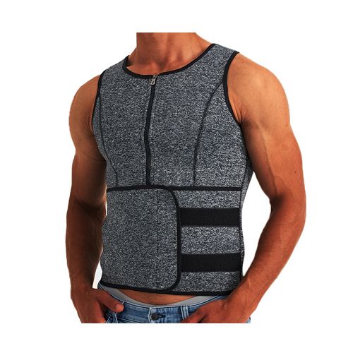 Men Sauna Suit Sweat Vest Tank Top Fitness Undershirt Waist Trainer Body  Shapers