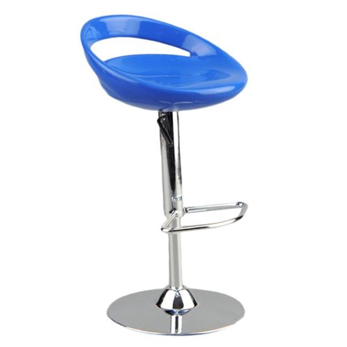 product_image_name-Generic-1/6 Scale Round Dolls Swivel Chair Bar Stool For 12 In Figurine Blue-3