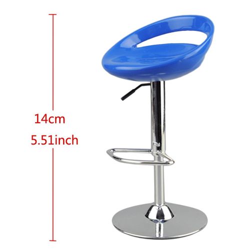 product_image_name-Generic-1/6 Scale Round Dolls Swivel Chair Bar Stool For 12 In Figurine Blue-4