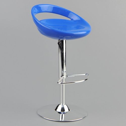 product_image_name-Generic-1/6 Scale Round Dolls Swivel Chair Bar Stool For 12 In Figurine Blue-8