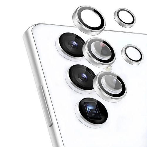 product_image_name-Generic-Silver Metal Ring Camera Lens Protector for Samsung Galaxy S23 Ultra-1