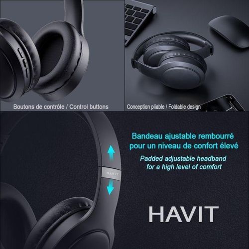 product_image_name-Havit-H633BT Bluetooth Headphones with Microphone - Black-3