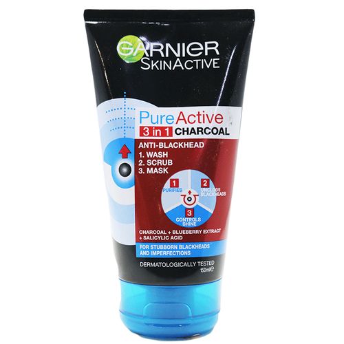 Garnier Pure Active Charcoal 3in1 150ml Garnier @ Best Price Online ...