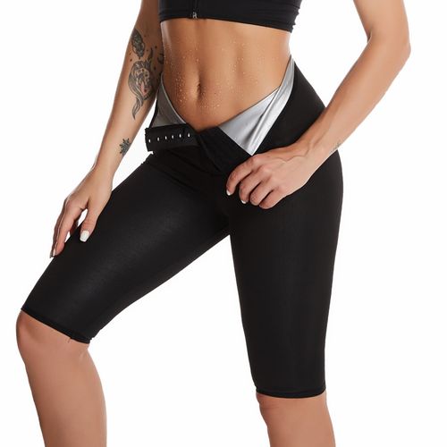 Fashion Size Upgrade Women Sauna Sweat Pants Thermo Control Legging Body  Shapers Fitness Stretch Control S Waist Slim Shorts @ Best Price Online