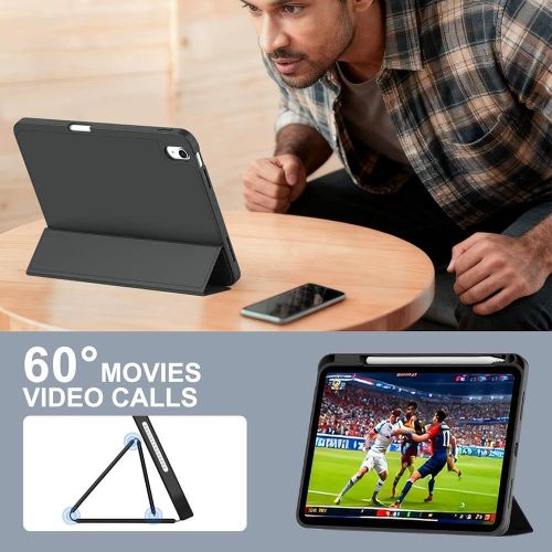 product_image_name-Xundd-iPad A6 (11-Inch 2025)  Protective Case with Pencil Holder & Multi-Angle Stand.-4
