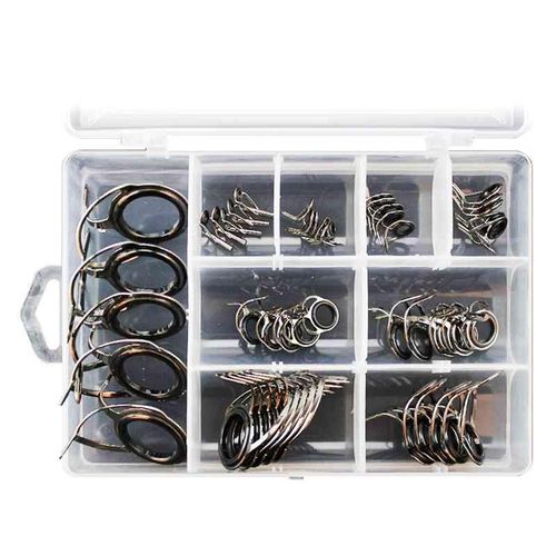 40 Pcs Fishing Rod Tip Repair Kit Fishing Rod Tips Stainless Steel