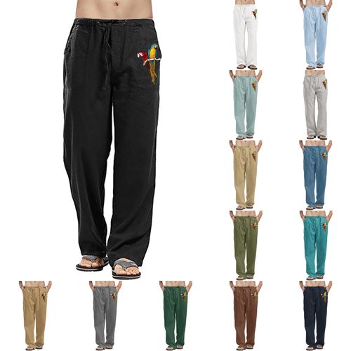 Summer Women's Aesthetic Style Elastic Waist Solid Pants All-Match