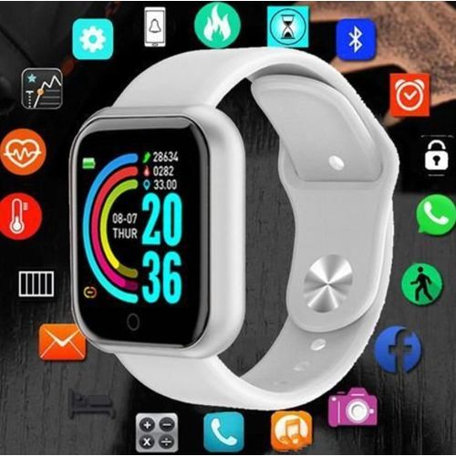 product_image_name-Generic-Y68 Plus Smartwatch For IOS And Android – White-1