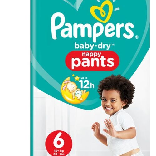 Pampers baby dry 2025 nappy pants 6