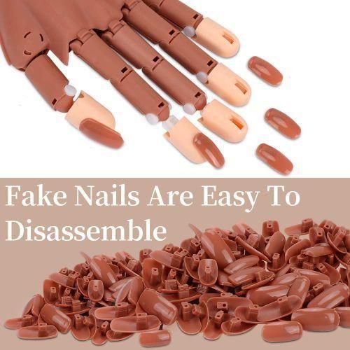 product_image_name-Generic-Flexible And Movable Model Mechanical Fingernail Joint Hand Delivery Nail Piece-3