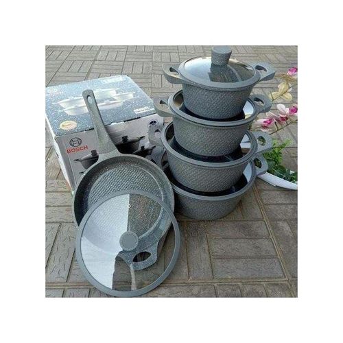 product_image_name-Generic-Bosch 11 PCS Non-Stick Cookware Set with Silicone Lid -b-5