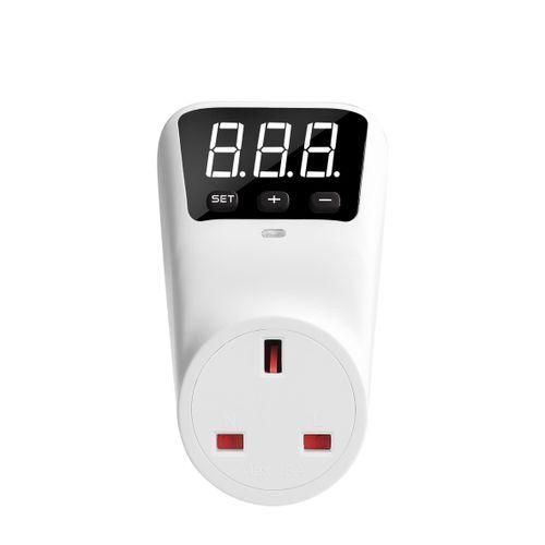 product_image_name-Generic-HLP02 Voltage Protector Automatic Reset Over Under Voltage Protectors Socket Digital Display Power Surge Fridge/ TV Guard Protector UK Plug-1