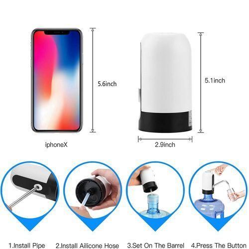 Portable Electric Pump USB Rechargeable Water Dispenser for Bottled Water