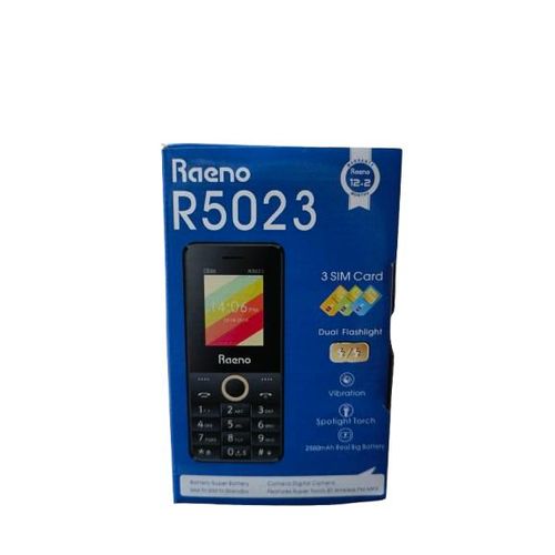 product_image_name-Raeno-R5023 1.77" Triple Sim Bluetooth/FM Rear Camera with Dual Flash 2500mAh-Black + Free Earphones + 2GB Memory Card-5