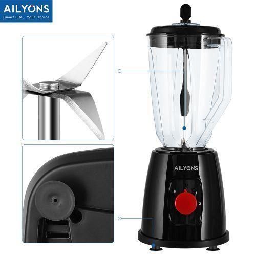 product_image_name-Generic-AILYONS 2In1 Blender With 1.5L Blender & Grinder Machine- Black -recommended-8
